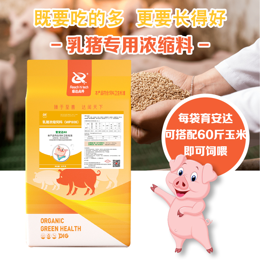 46比保育豬預(yù)混合飼料